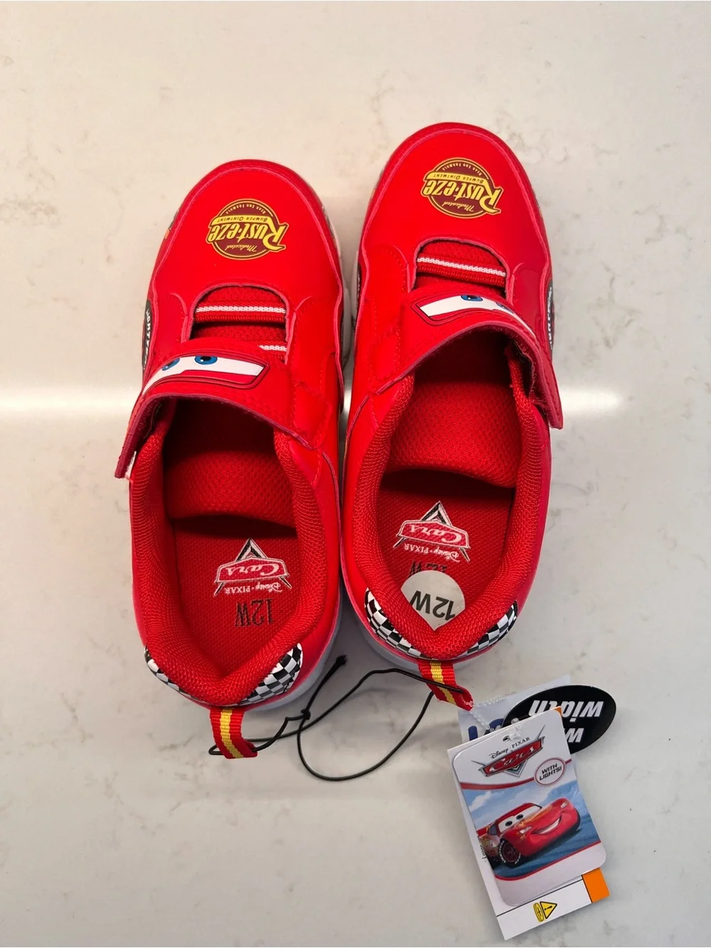 Red Lightning McQueen Kids Sneakers